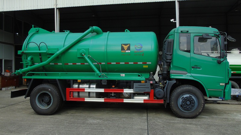 Dịch vụ hút bể phốt chân không hiện đại tại phường Trần Nguyên Hãn