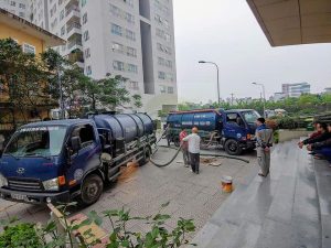 Dịch vụ hút bể phốt trọn gói cho chung cư