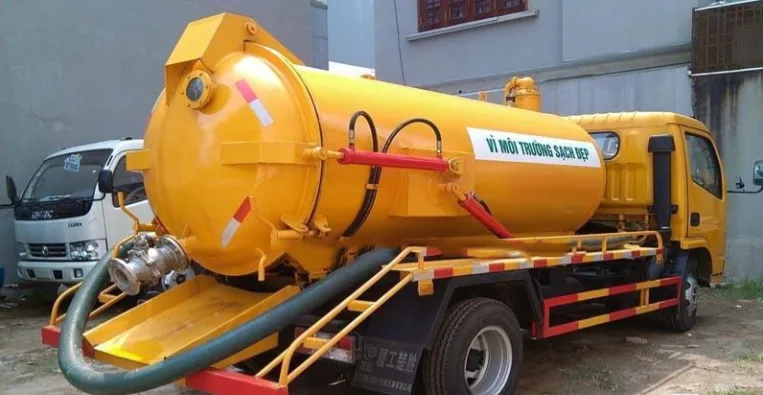 Xử lý bể phốt đầy gây mùi hôi tại khu đô thị Hanaka Từ Sơn