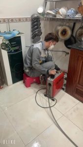 Thông tắc cống tại phường Phú Lương quận Hà Đông