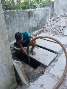 Thông tắc vệ sinh khu công nghiệp tại phường Phúc Lợi quận Long Biên - Urenco Hà Nội