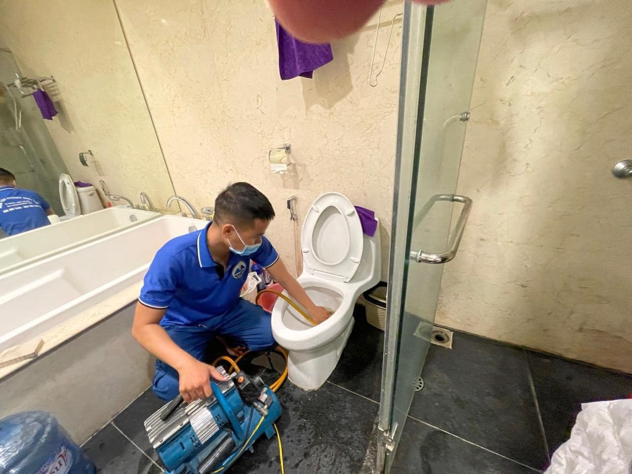 Thông tắc cống tại phường phú la quận Hà Đông