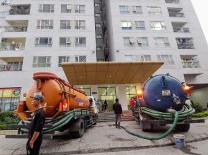 Hút bể phốt URENCO giá rẻ cho hộ gia đình tại huyện Thuận Thành