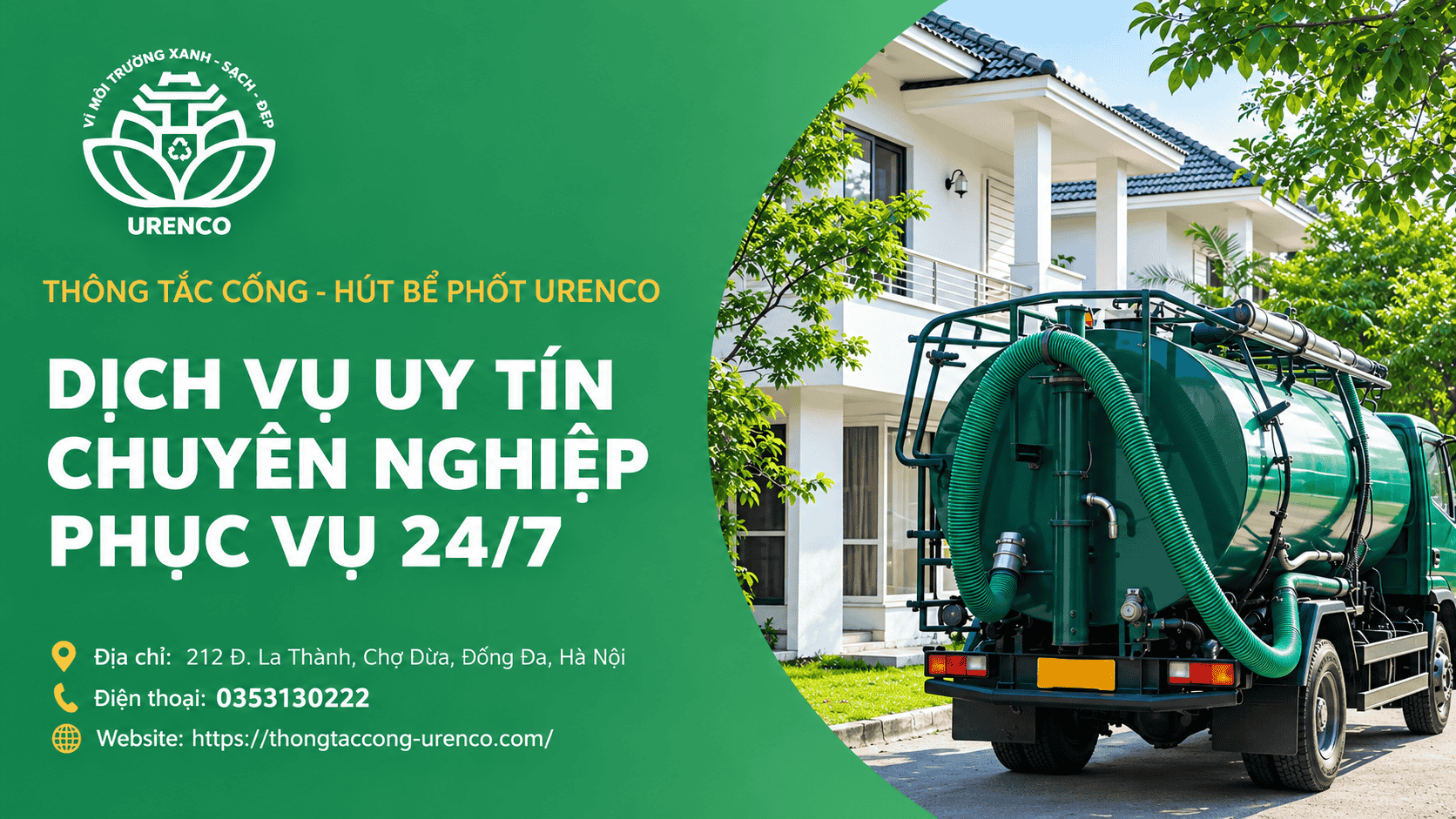 Thông tắc cống Urenco